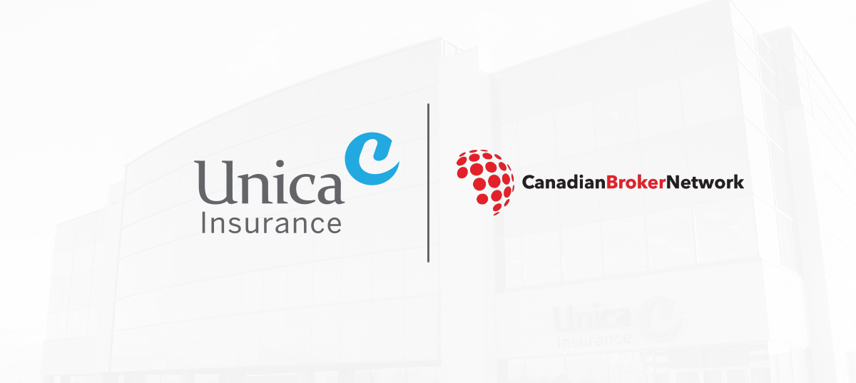 Unica Insurance and Canadian Broker Network Logos